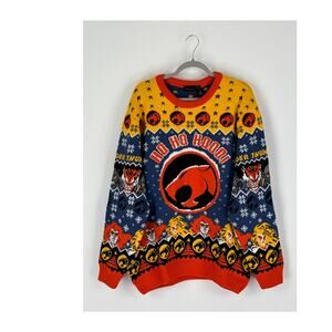 ThunderCats Ugly Christmas Sweater Unisex Size 4XL Knit Sweater/Jumper *New*